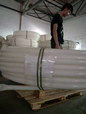 要出口的PE穿線(xiàn)管是如何包裝的,學(xué)到了。